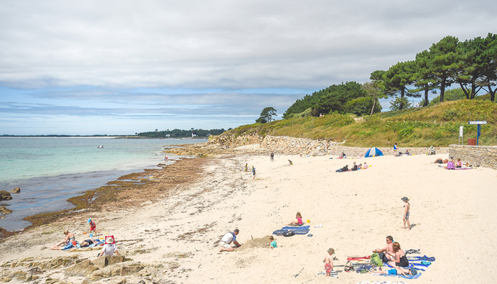 Bénodet, la pointe de Saint Gilles