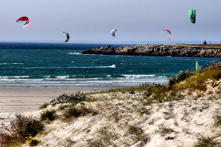 Pointe de la Torche - réputé pour les surfeurs